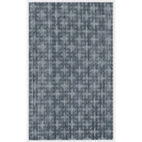 8' X 10' Blue And And Charcoal Hand Loomed Area Rug - Homeroots - Flyclothing LLC