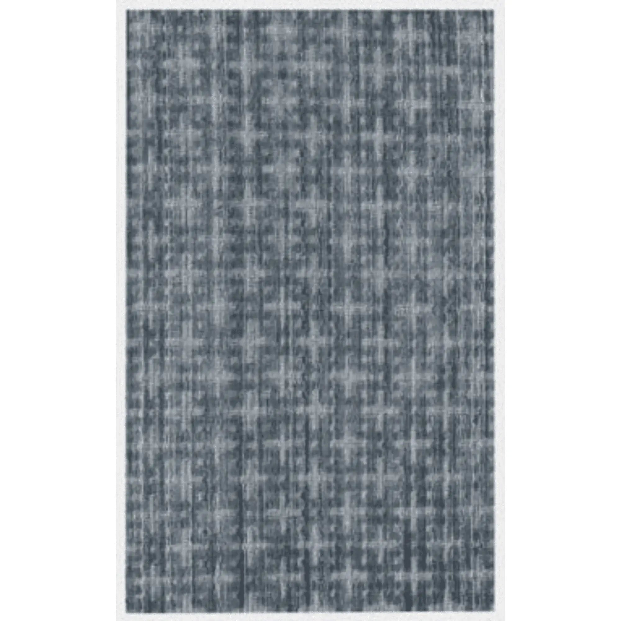 8' X 10' Blue And And Charcoal Hand Loomed Area Rug - Homeroots - Flyclothing LLC