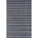 5' X 8' Blue And Black Hand Loomed Area Rug - Homeroots - Flyclothing LLC