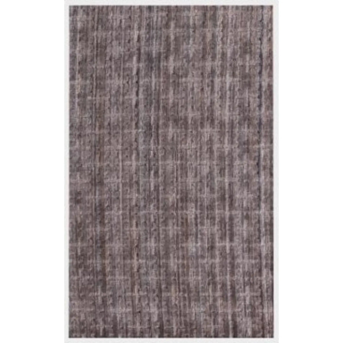 5' X 8' Rust And Tan Plaid Cross Hand Loomed Area Rug - Homeroots - Flyclothing LLC