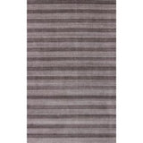 5' X 8' Rust And White Striped Hand Loomed Area Rug - Homeroots - Flyclothing LLC