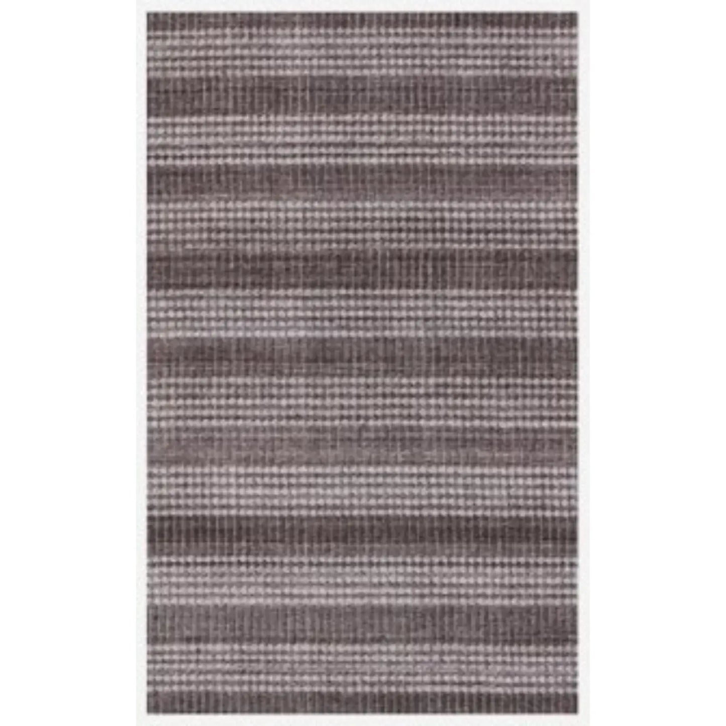 5' X 8' Rust And White Striped Hand Loomed Area Rug - Homeroots - Flyclothing LLC