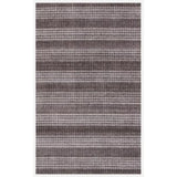 5' X 8' Rust And White Striped Hand Loomed Area Rug - Homeroots - Flyclothing LLC