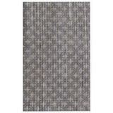 5' X 8' Brown And Dark Grey Plaid Cross Hand Loomed Area Rug - Homeroots - Flyclothing LLC