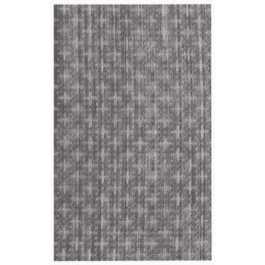 5' X 8' Brown And Dark Grey Plaid Cross Hand Loomed Area Rug - Homeroots - Flyclothing LLC