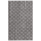 5' X 8' Brown And Dark Grey Plaid Cross Hand Loomed Area Rug - Homeroots - Flyclothing LLC