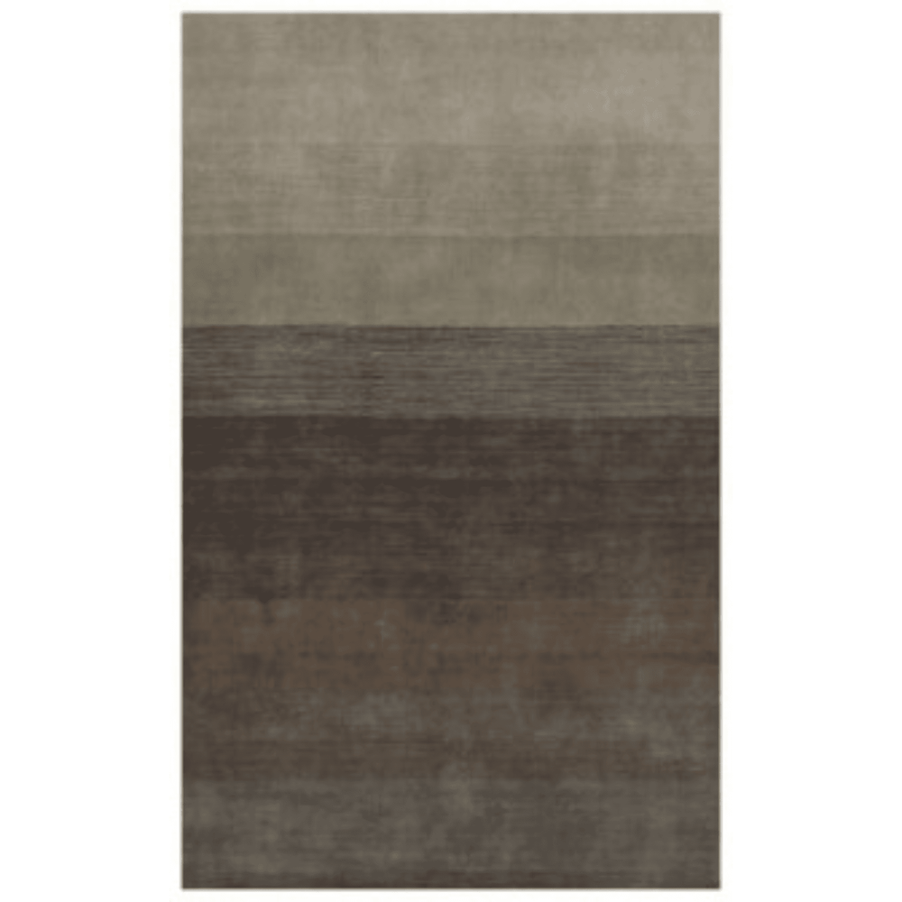 5' X 8' Expresso And Brown Ombre Hand Loomed Area Rug - Homeroots - Flyclothing LLC