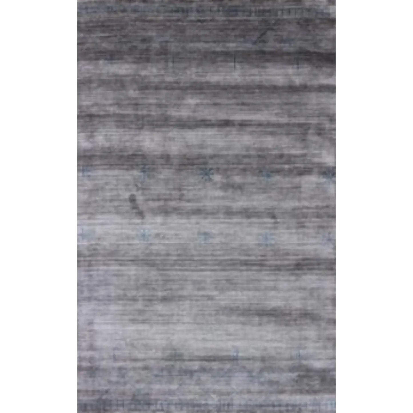 8' X 11' Silver And Blue Ombre Hand Loomed Area Rug - Homeroots - Flyclothing LLC