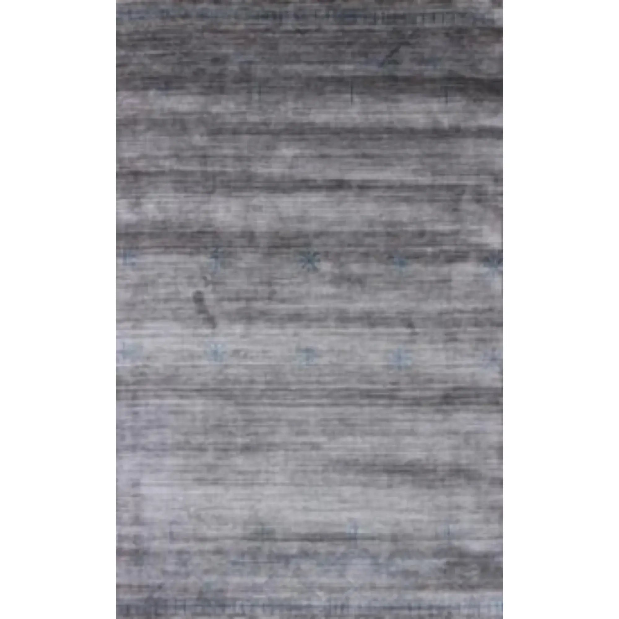 8' X 11' Silver And Blue Ombre Hand Loomed Area Rug - Homeroots - Flyclothing LLC