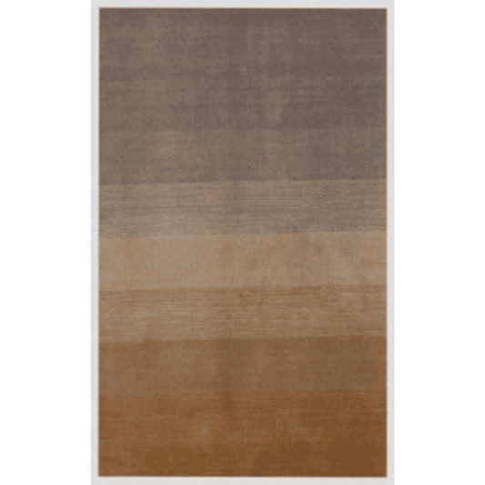 8' X 10' Gold And Rust Hand Loomed Area Rug - Homeroots - Flyclothing LLC