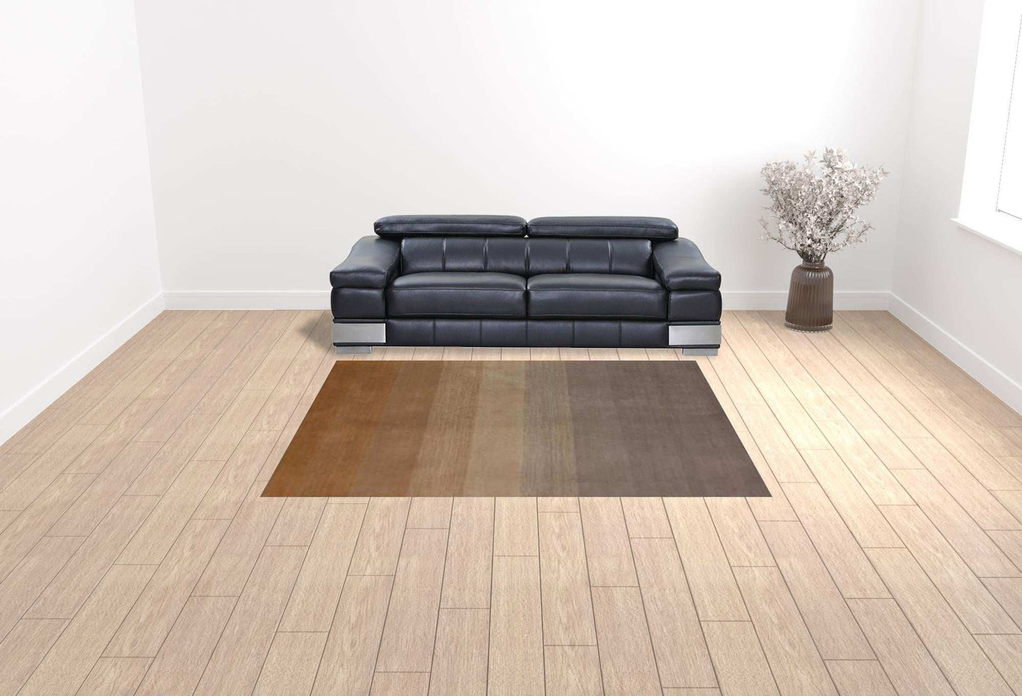 8' X 10' Gold And Rust Hand Loomed Area Rug - Homeroots - Flyclothing LLC