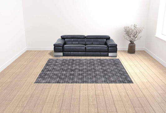 9' X 12' Brown And Dark Grey Medallion Hand Loomed Area Rug - Homeroots - Flyclothing LLC