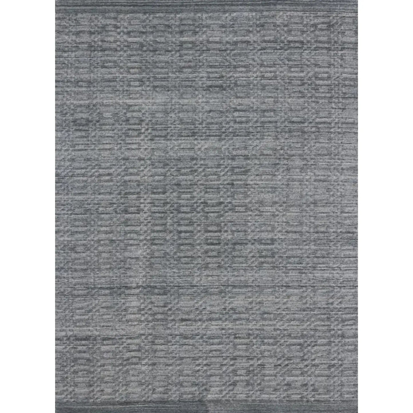 9' X 12' Blue And Charcoal Hand Loomed Area Rug - Homeroots - Flyclothing LLC
