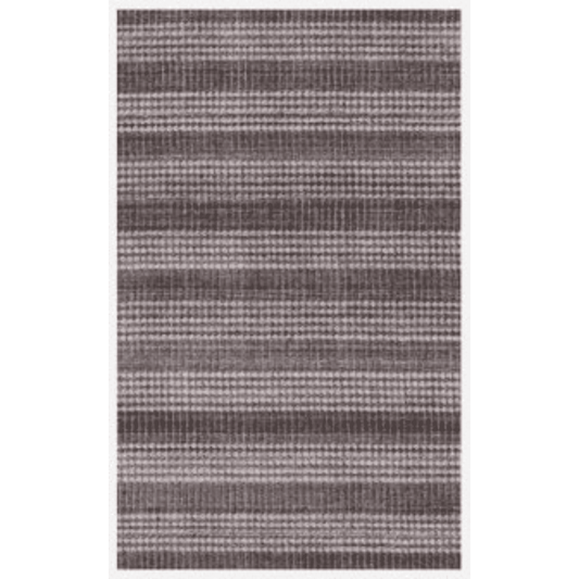 9' X 12' Rust And White Striped Hand Loomed Area Rug - Homeroots - Flyclothing LLC