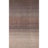 9' X 12' Violet Taupe And Brown Ombre Hand Loomed Area Rug - Homeroots - Flyclothing LLC