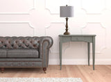 28" Rustic Taupe Cream Candlestick Table Lamp With White Shade - Homeroots - Flyclothing LLC
