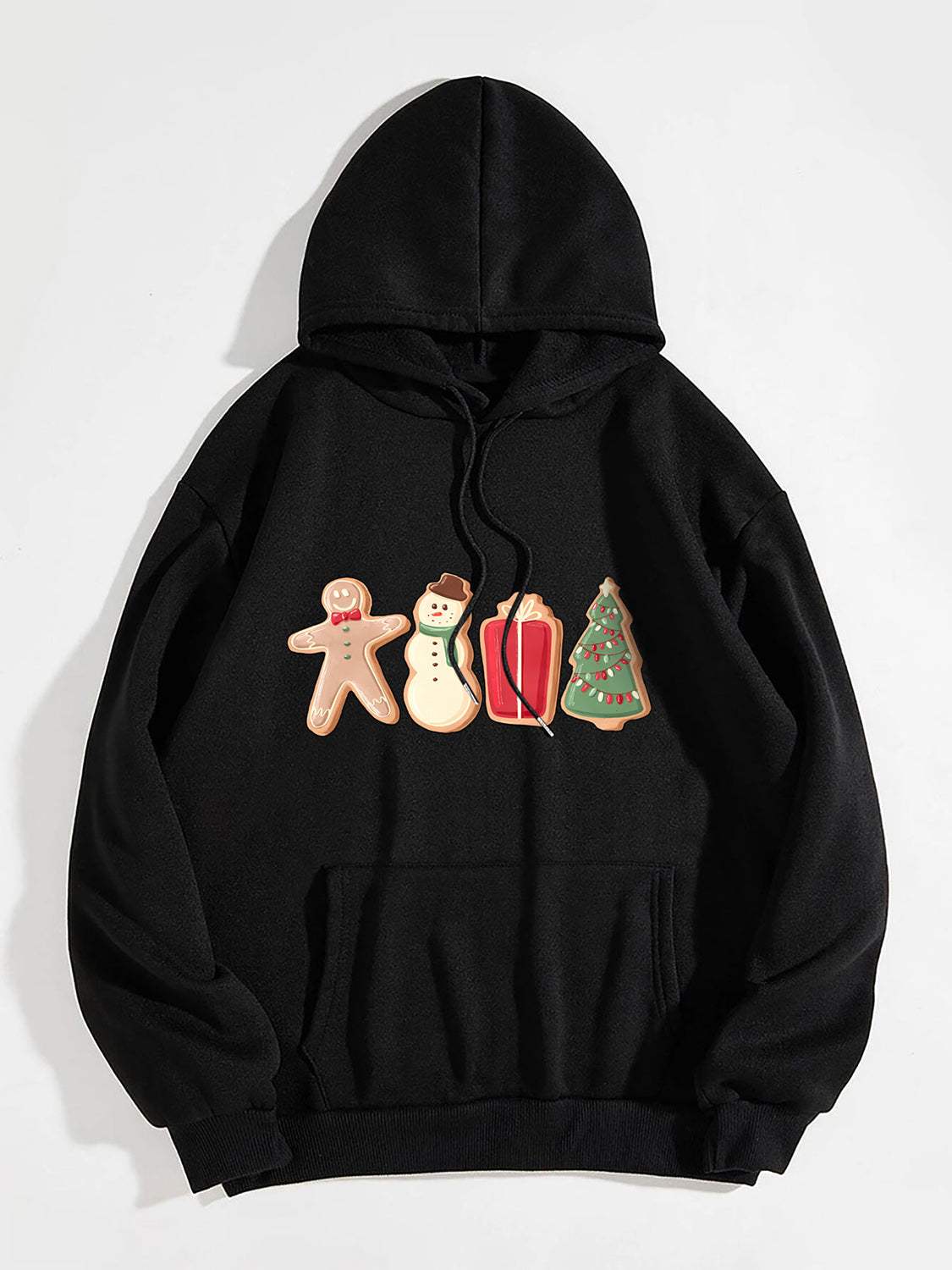 Graphic Drawstring Hoodie with Pocket - Trendsi - Flyclothing LLC