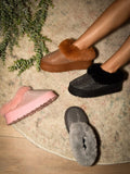 WILD DIVA Embellished Faux Fur Platform Booties - Trendsi