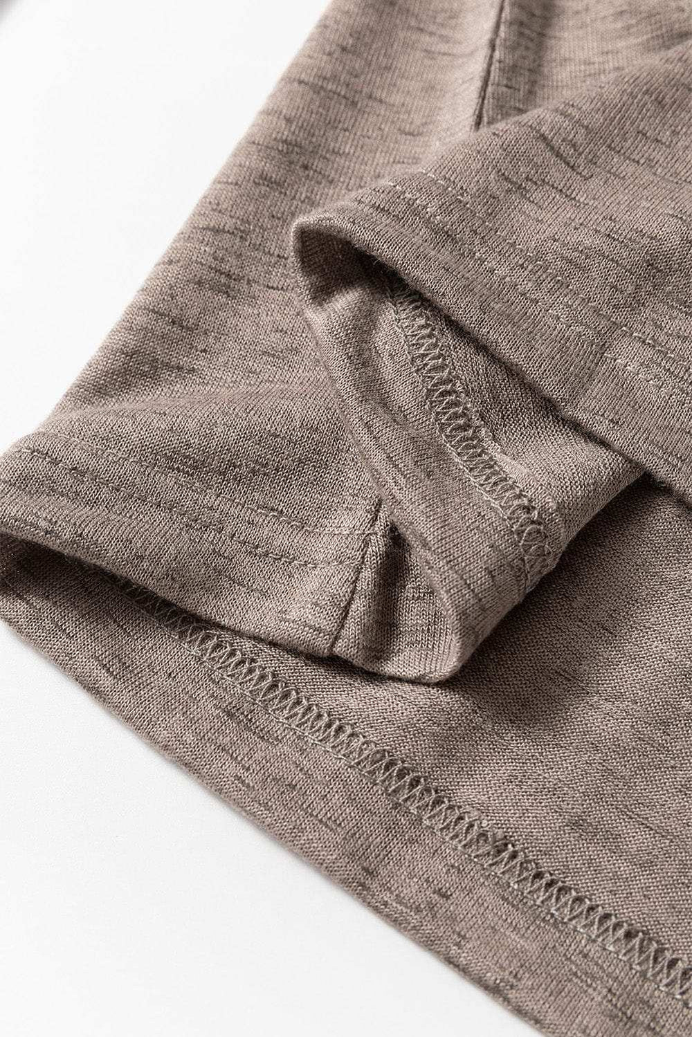 Floral Half Button Long Sleeve T-Shirt - Trendsi - Flyclothing LLC