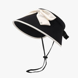Bow Ice Silk Sun Hat - Trendsi