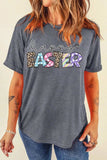 HAPPY EASTER Graphic Short Sleeve T-Shirt - Trendsi - Flyclothing LLC