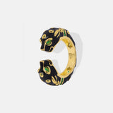 Inlaid Zircon Oil Drip Open Ring - Trendsi - Flyclothing LLC
