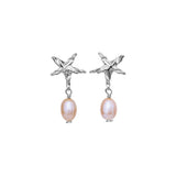 Fashionable Five-pointed Star Pearl Earrings - My Store - Flyclothing LLC