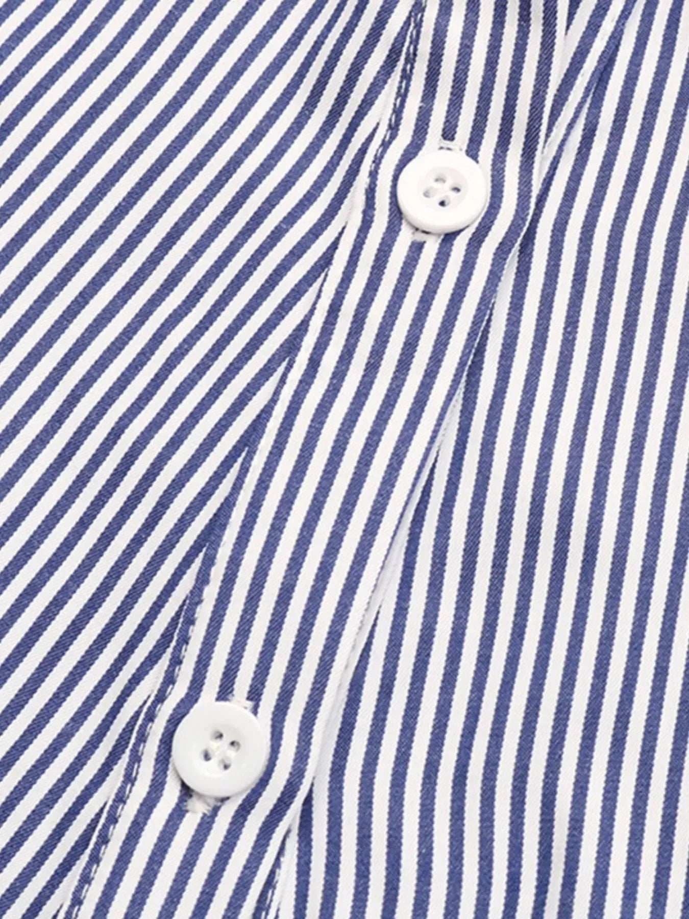 Striped Button-Up Shirt Dress - Trendsi - Flyclothing LLC