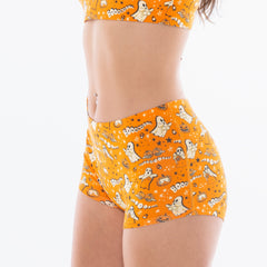 The Paranormal Entitty | Ghost Busts Modal Boyshort Underwear - Shinesty