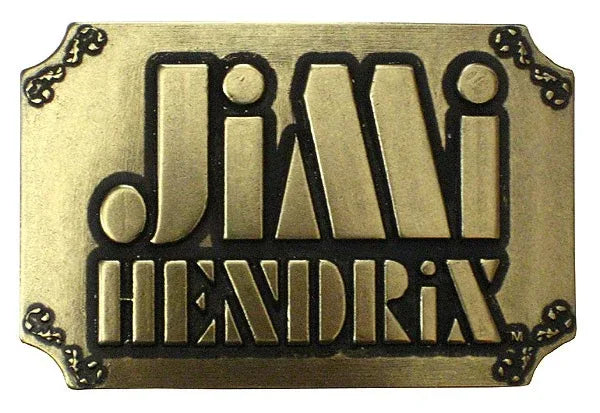 Jimi Hendrix Plaque Buckle - Jimi Hendrix - Flyclothing LLC