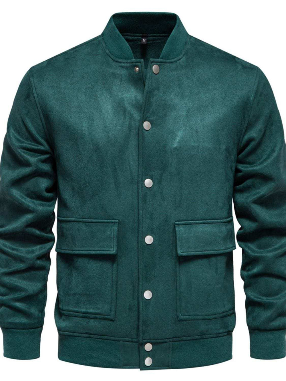 Men's Baseball Collar Snap Down Jacket - Trendsi - Flyclothing LLC