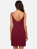 Scoop Neck Spaghetti Strap Lounge Dress - Trendsi - Flyclothing LLC
