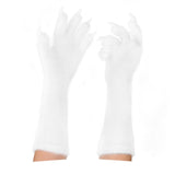 Halloween Silicone Meat Mat Long Gloves