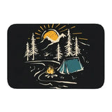 River Scenery Flocked Floor Mat Ground Protection Mat