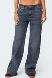 Wide Leg Jeans with Pockets - Trendsi