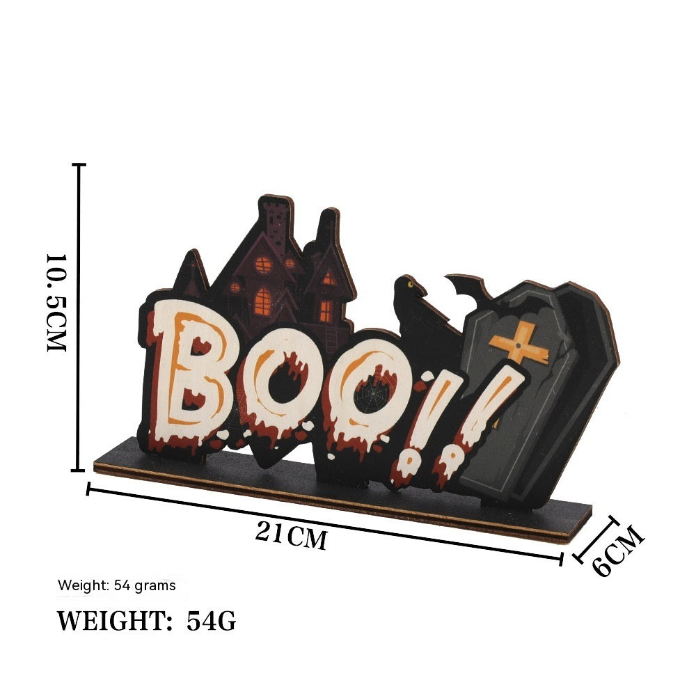 Halloween Wooden Decoration Decorations Festival - My Store - Flyclothing LLC