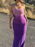 Gradient Tube Bodycon Midi Dress - Trendsi - Flyclothing LLC