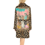 Baha Ranch Retro Pop Western Leopard Cowgirl Robe - Baha Ranch Western Wear - Flyclothing LLC