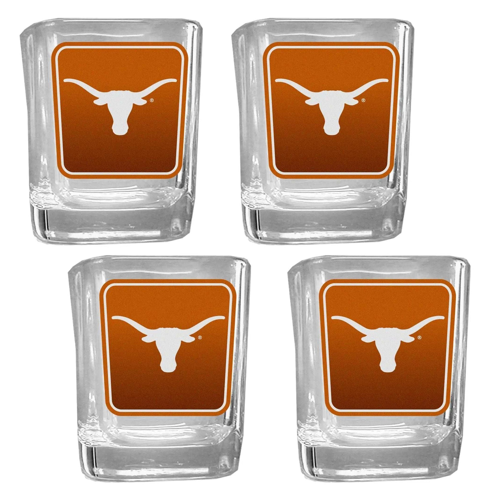 Texas Longhorns Team Shot Glass 4 pk - Texas Longhorns - Flyclothing LLC