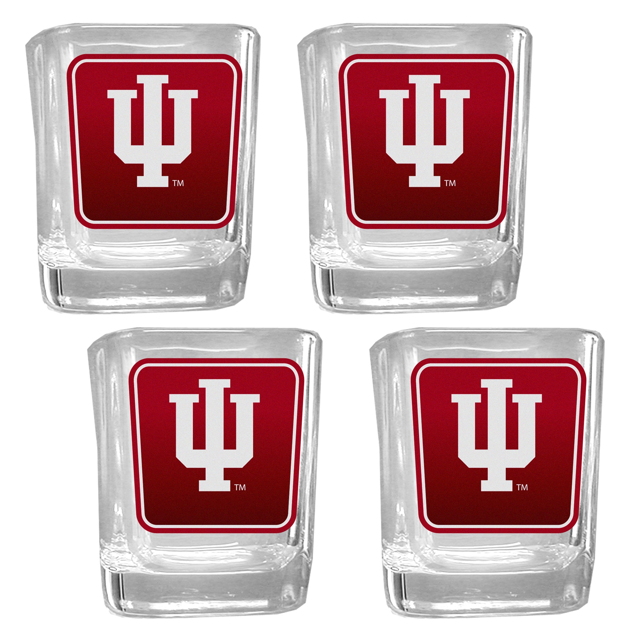 Indiana Hoosiers Team Shot Glass 4 pk