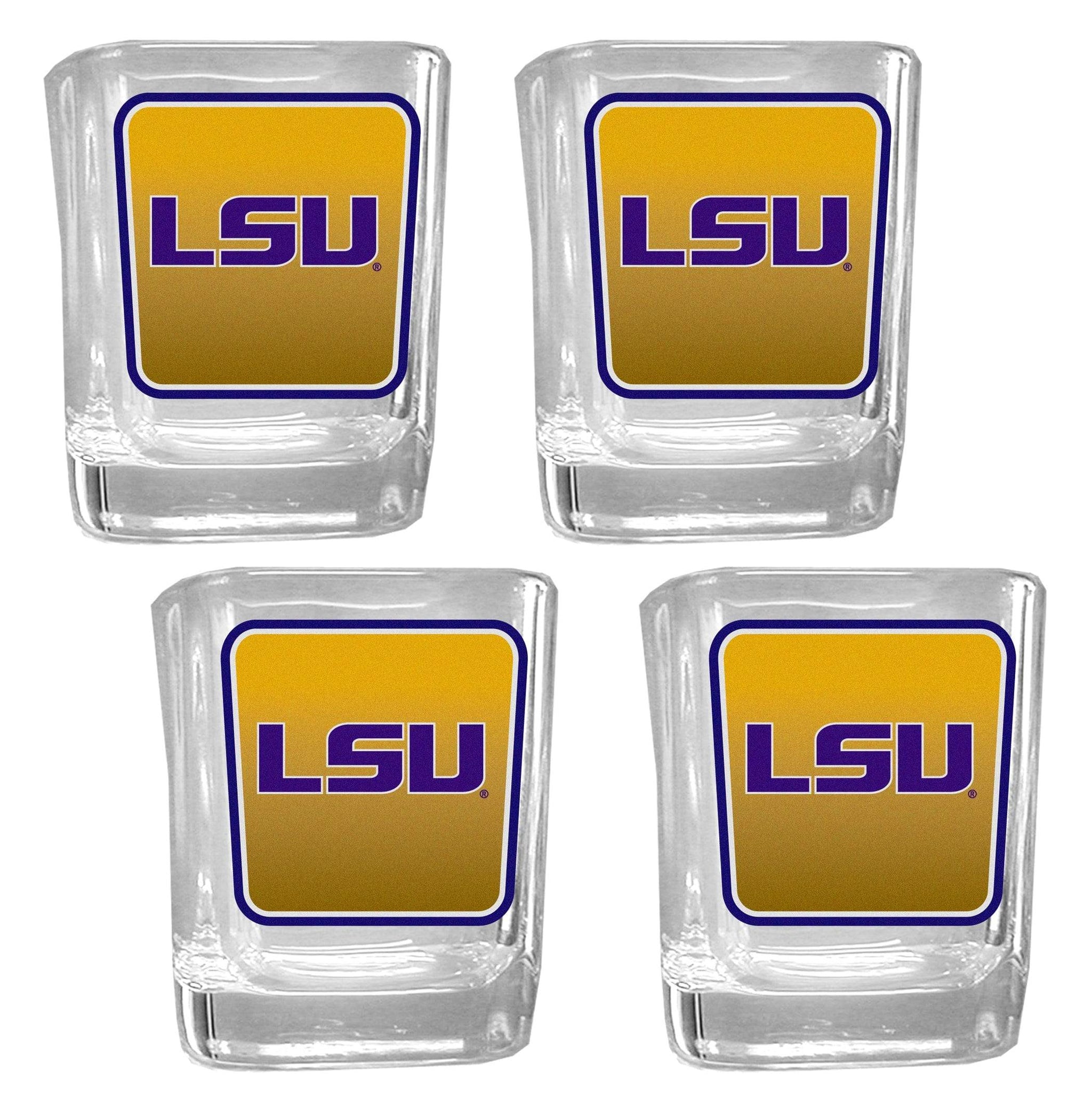 LSU Tigers Team Shot Glass 4 pk - LSU Tigers - Flyclothing LLC