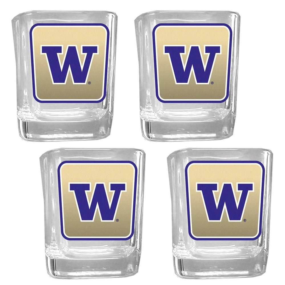 Washington Huskies Team Shot Glass 4 pk - Washington Huskies