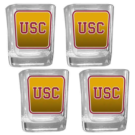 USC Trojans Team Shot Glass 4 pk