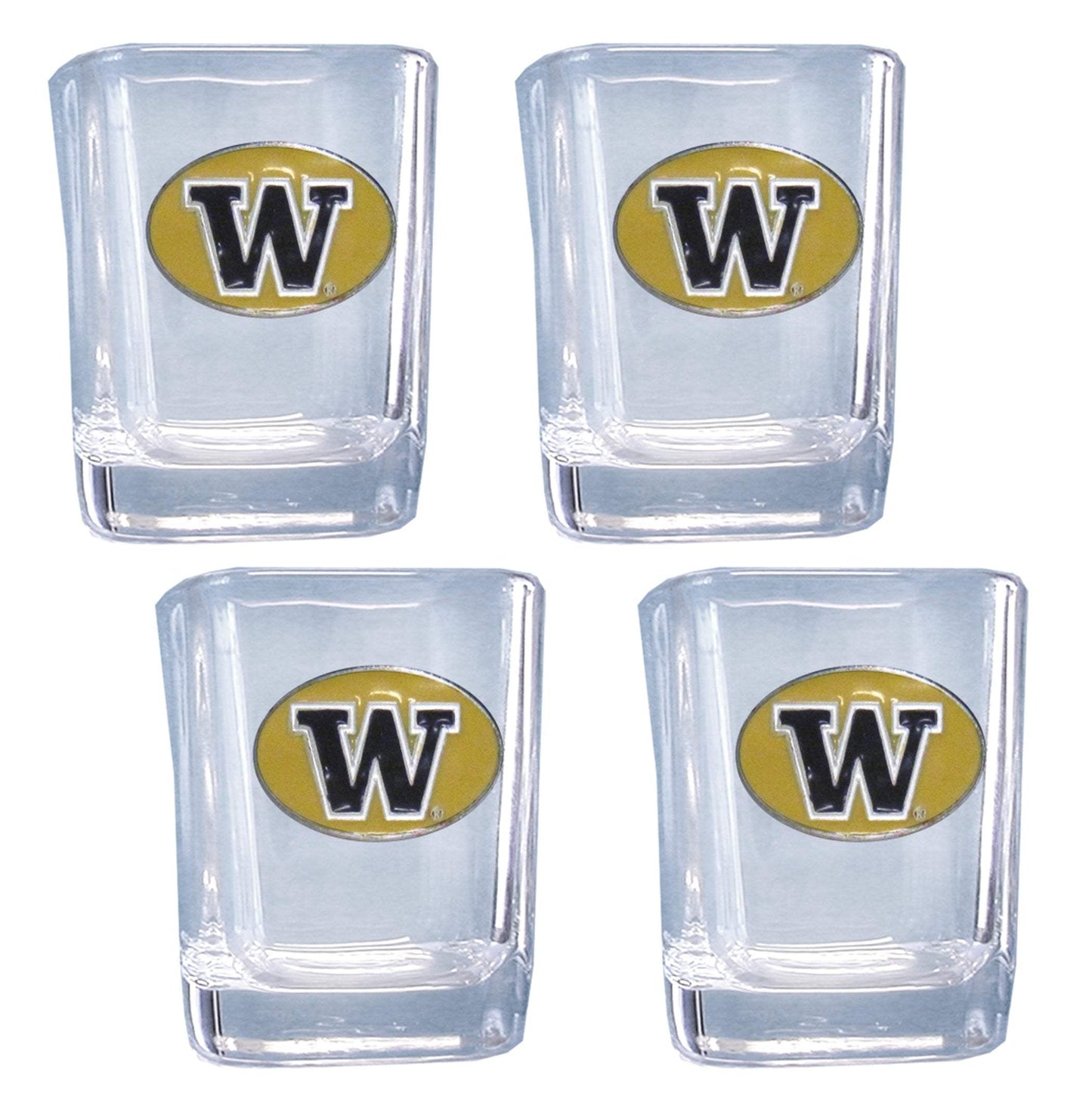Washington Huskies Shot Glass, 4 pk - Washington Huskies - Flyclothing LLC