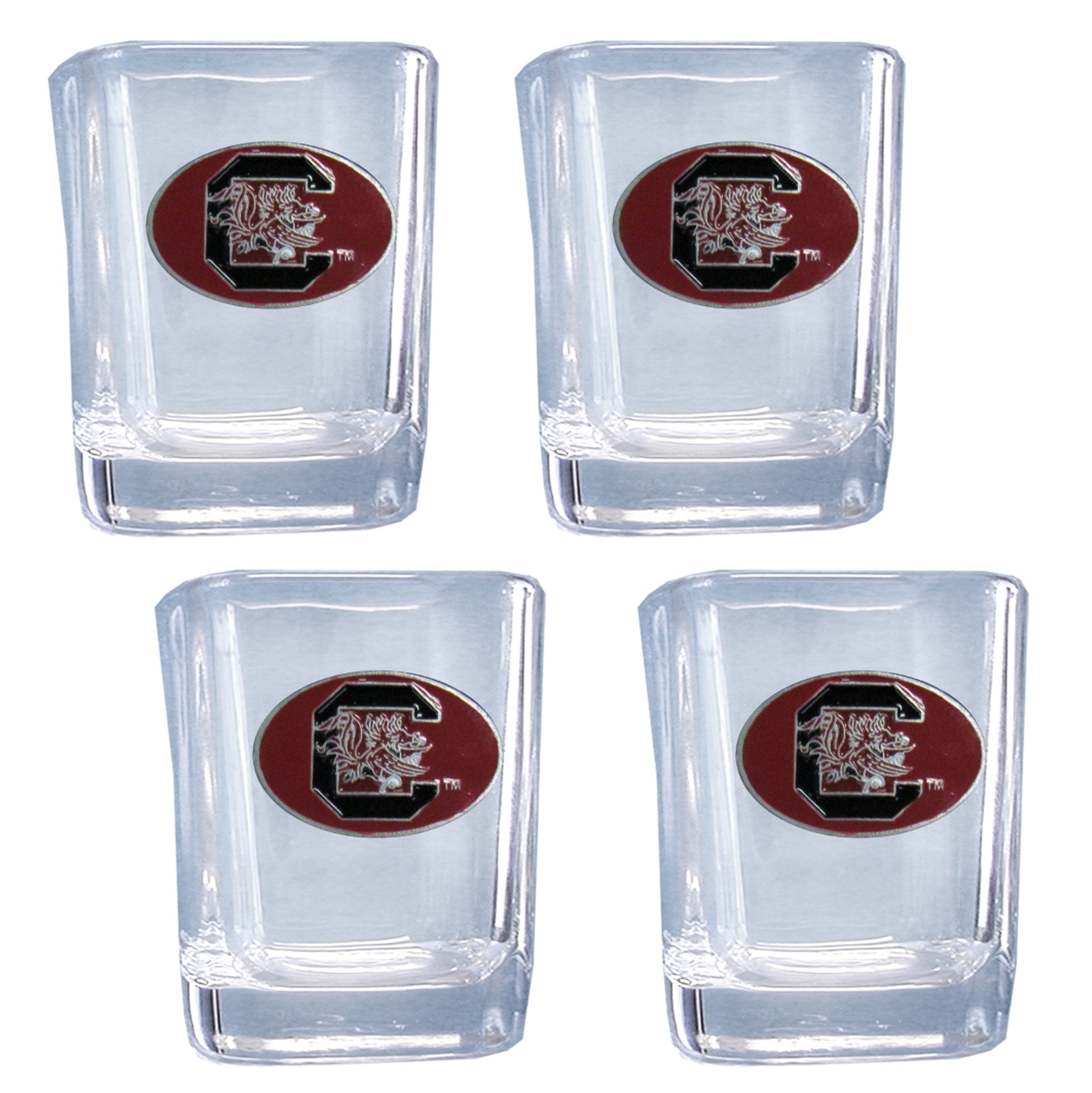 S. Carolina Gamecocks Shot Glass, 4 pk