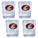 Washington St. Cougars Shot Glass, 4 pk - Washington St. Cougars
