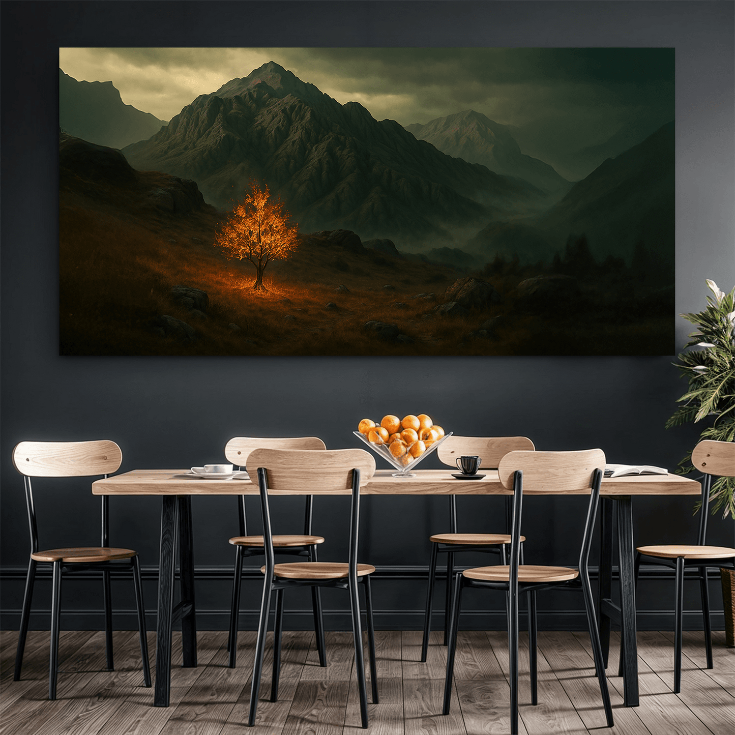Burning Bush - Faith Wall Art V - Tailored Canvases - Flyclothing LLC