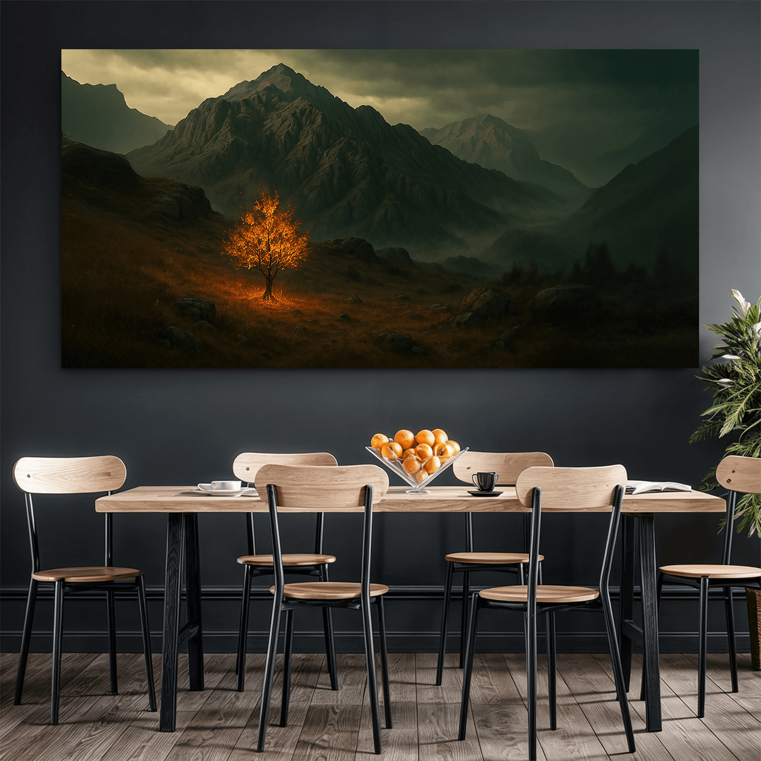 Burning Bush - Faith Wall Art V - Tailored Canvases - Flyclothing LLC