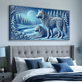 3D Wolves Wall Art VI - Tailored Canvases - Flyclothing LLC