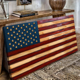 Old Glory American Flag Wall Art II - Tailored Canvases - Flyclothing LLC